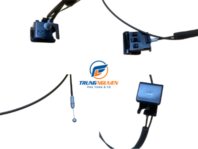 Dây kéo mở nắp capo trước Mazda 3 - BCJH56720